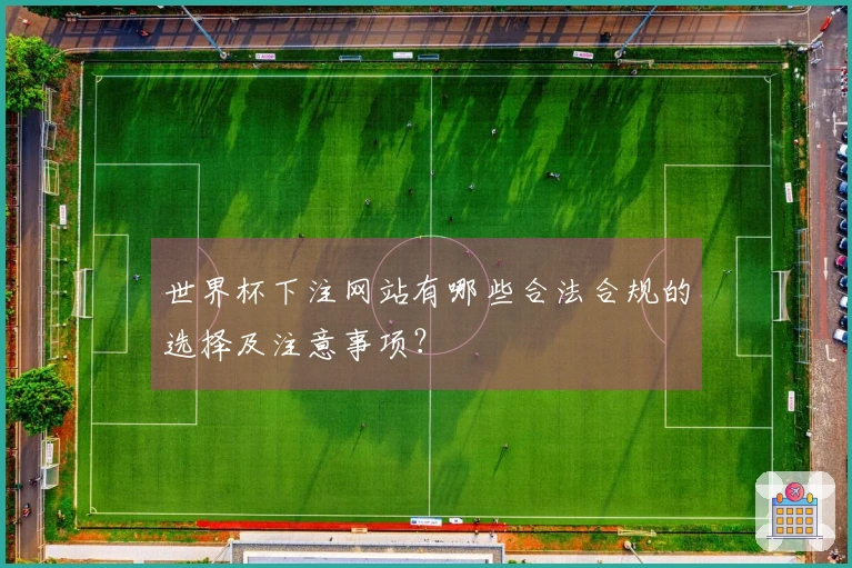 世界杯下注网站有哪些合法合规的选择及注意事项？