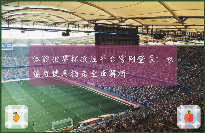 体验世界杯投注平台官网登录：功能与使用指南全面解析