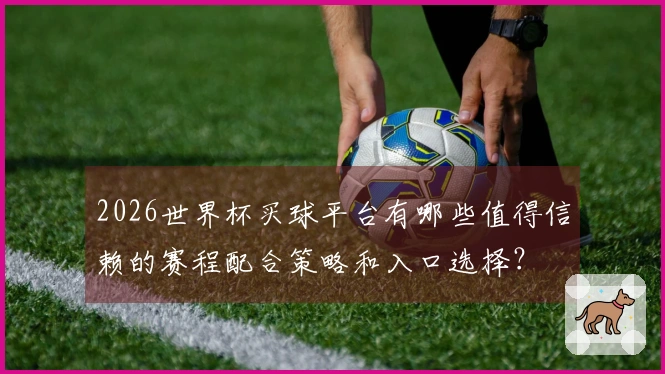 2026世界杯买球平台有哪些值得信赖的赛程配合策略和入口选择？